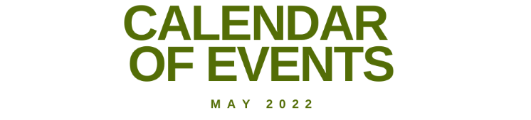 Calendar – May 2022